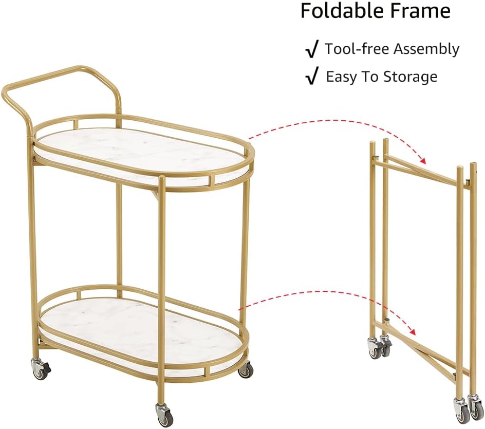 2-Tier Bar Cart