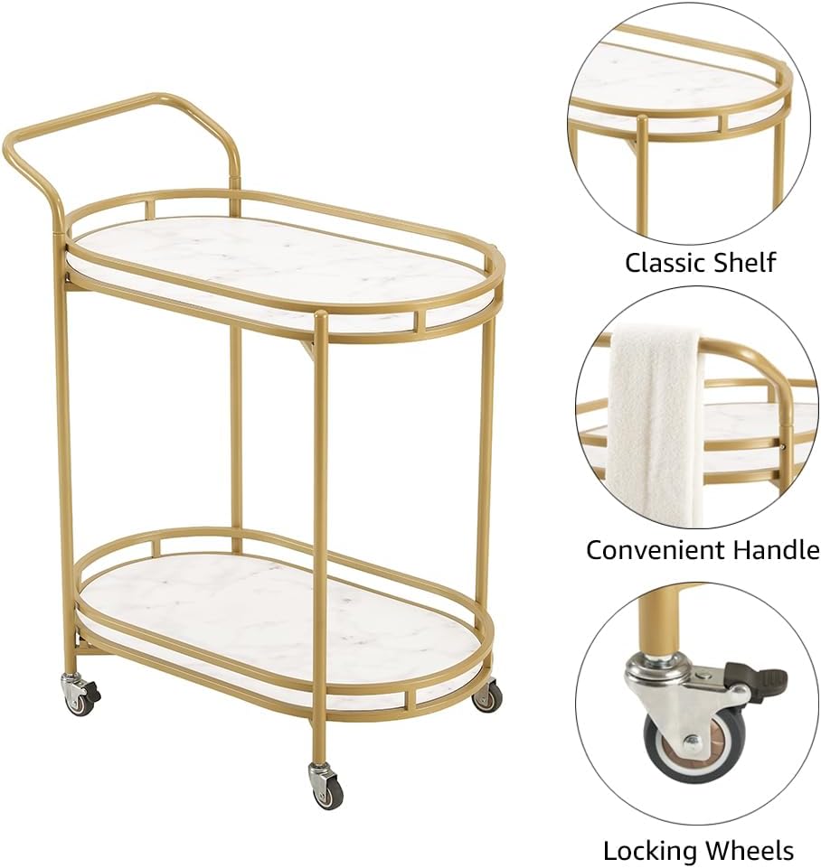 2-Tier Bar Cart