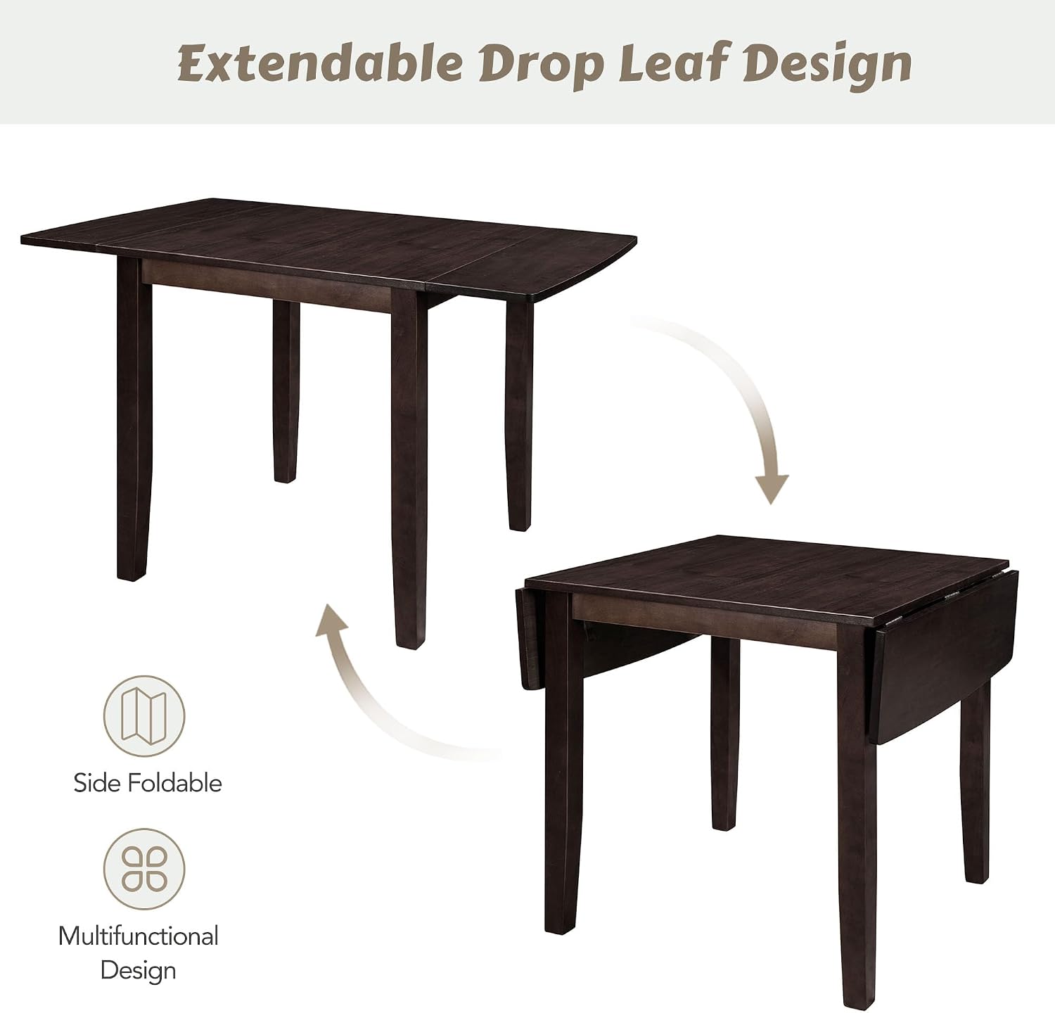 Drop Leaf Dining Set