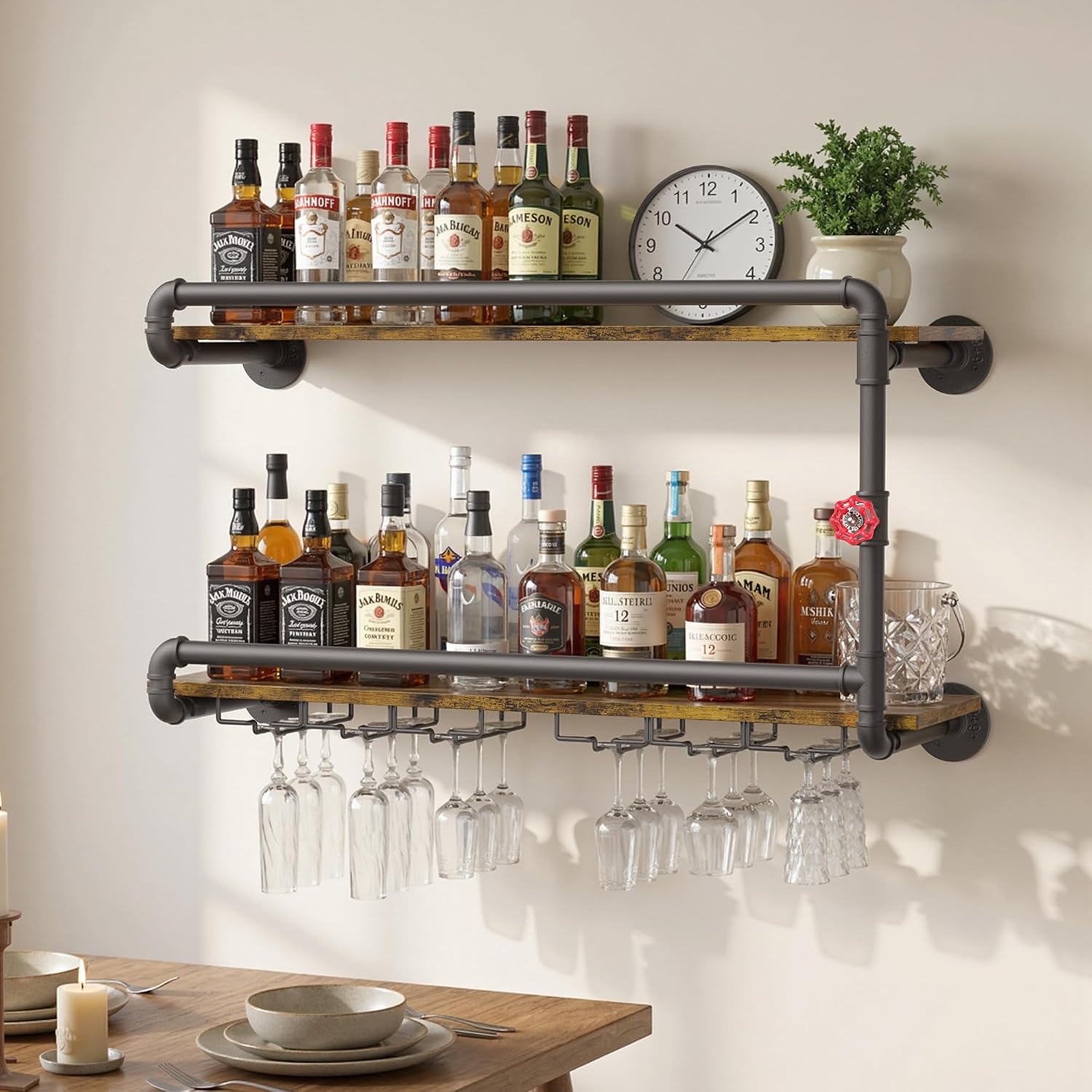 Wall Mounted Wine Rack