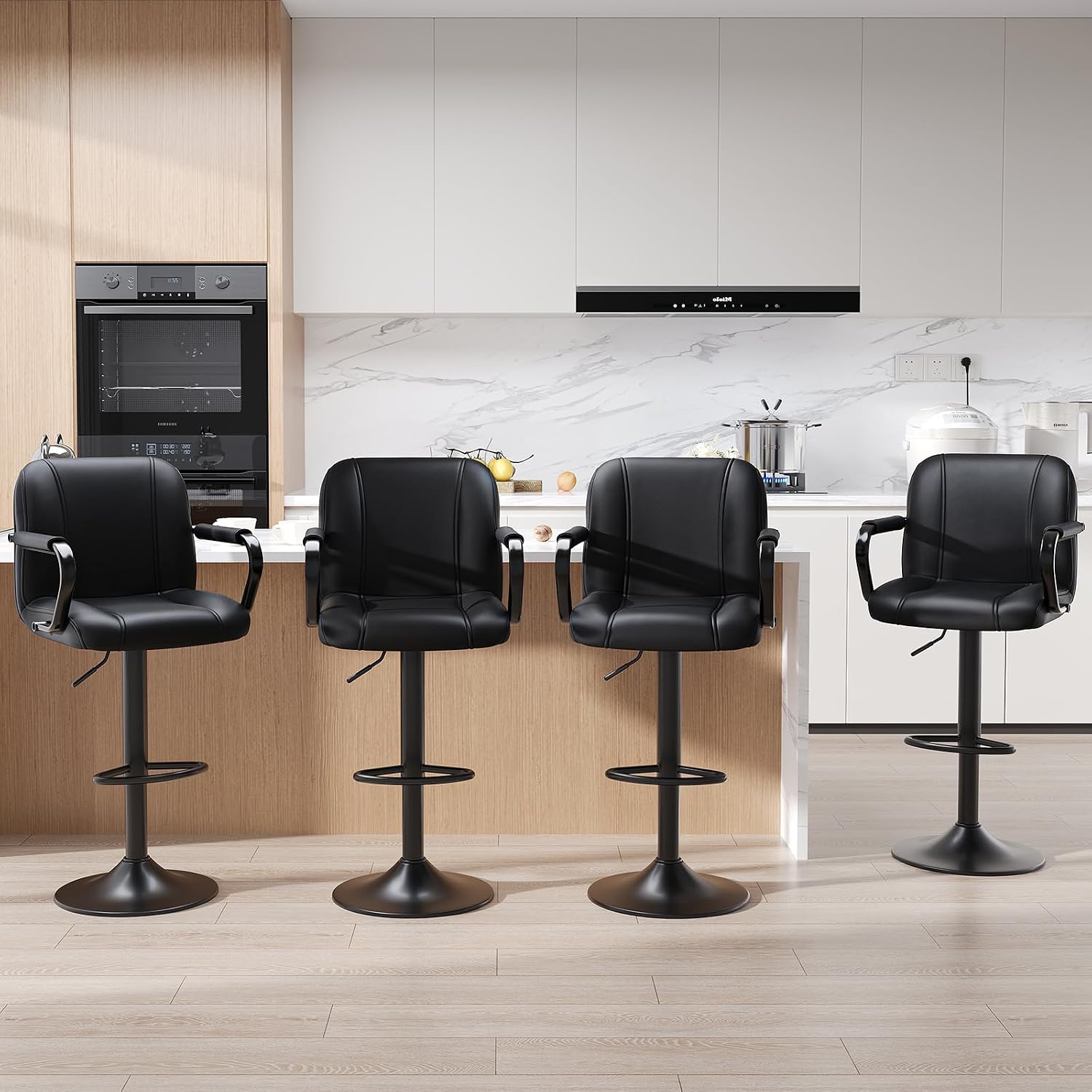 Adjustable Bar Stools Set of 2