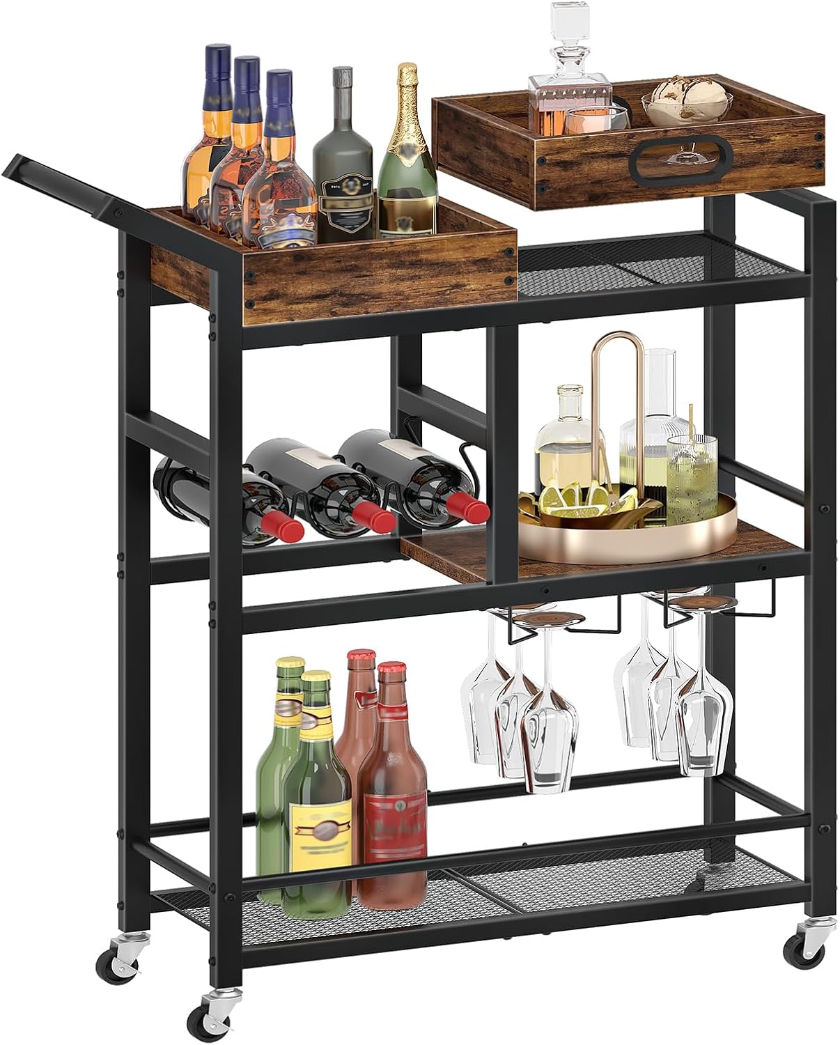 3-Tier Bar Cart