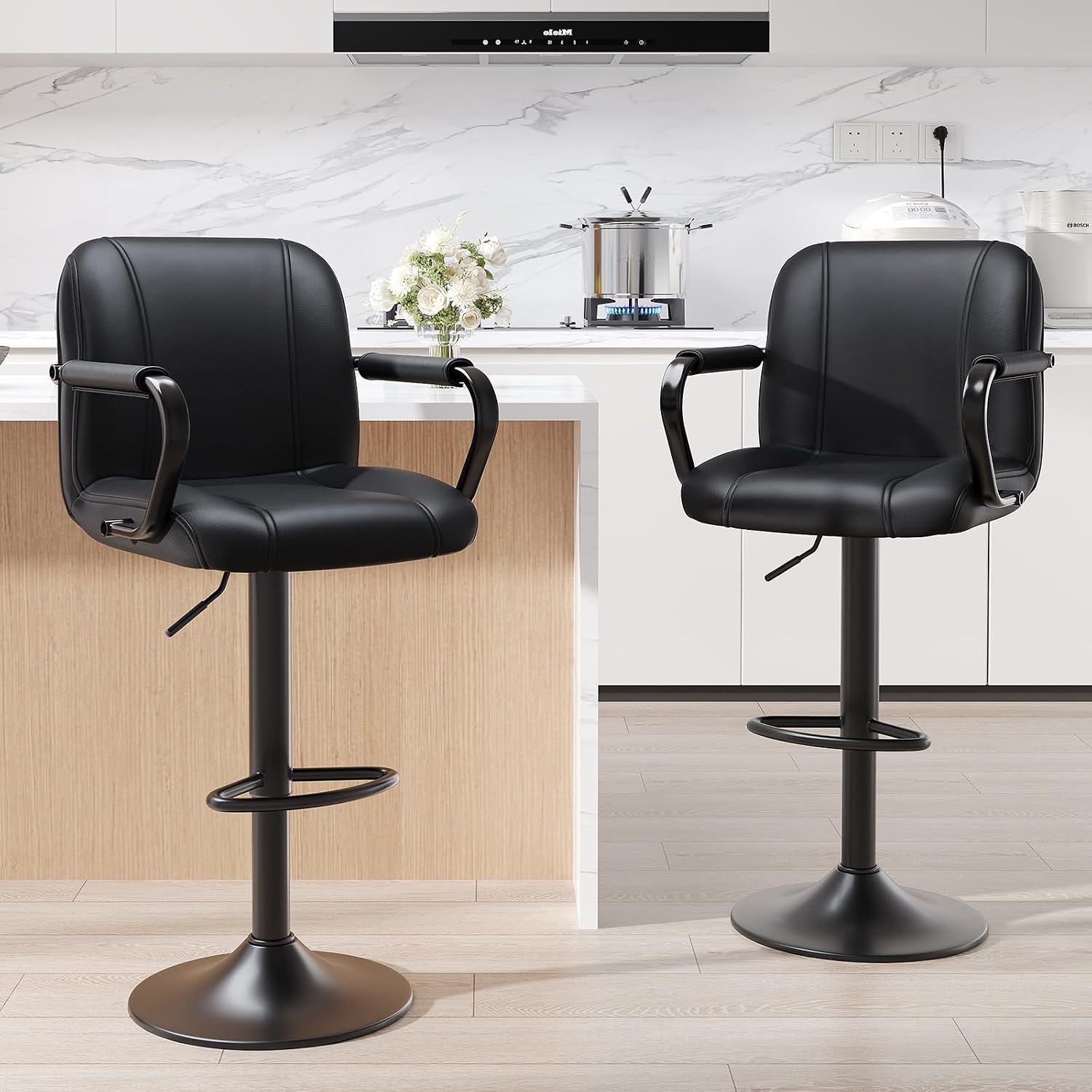 Adjustable Bar Stools Set of 2