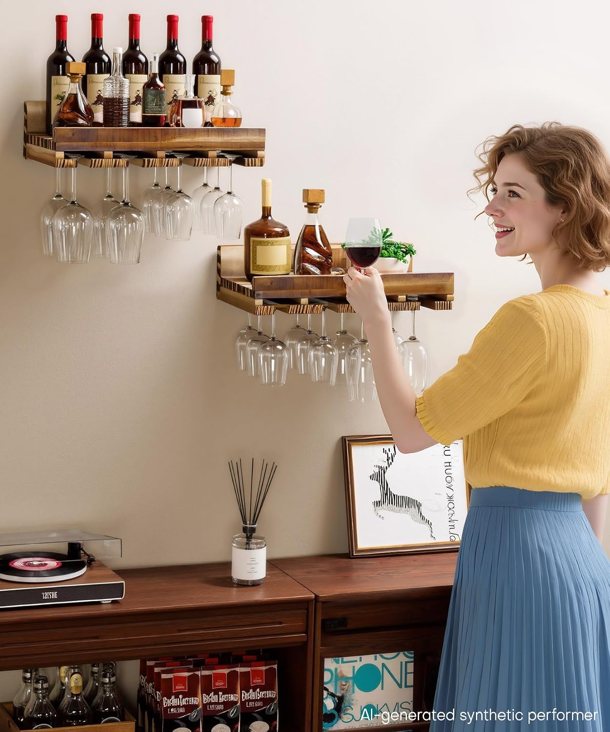 Wall Mounted Wine Rack