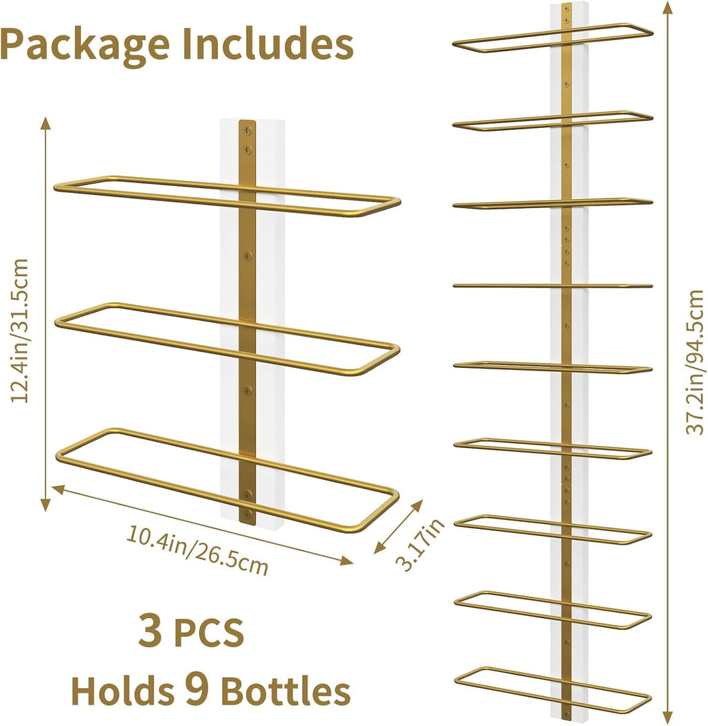Wall-Mounted Wine Rack