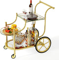 3-Tier Gold Bar Cart