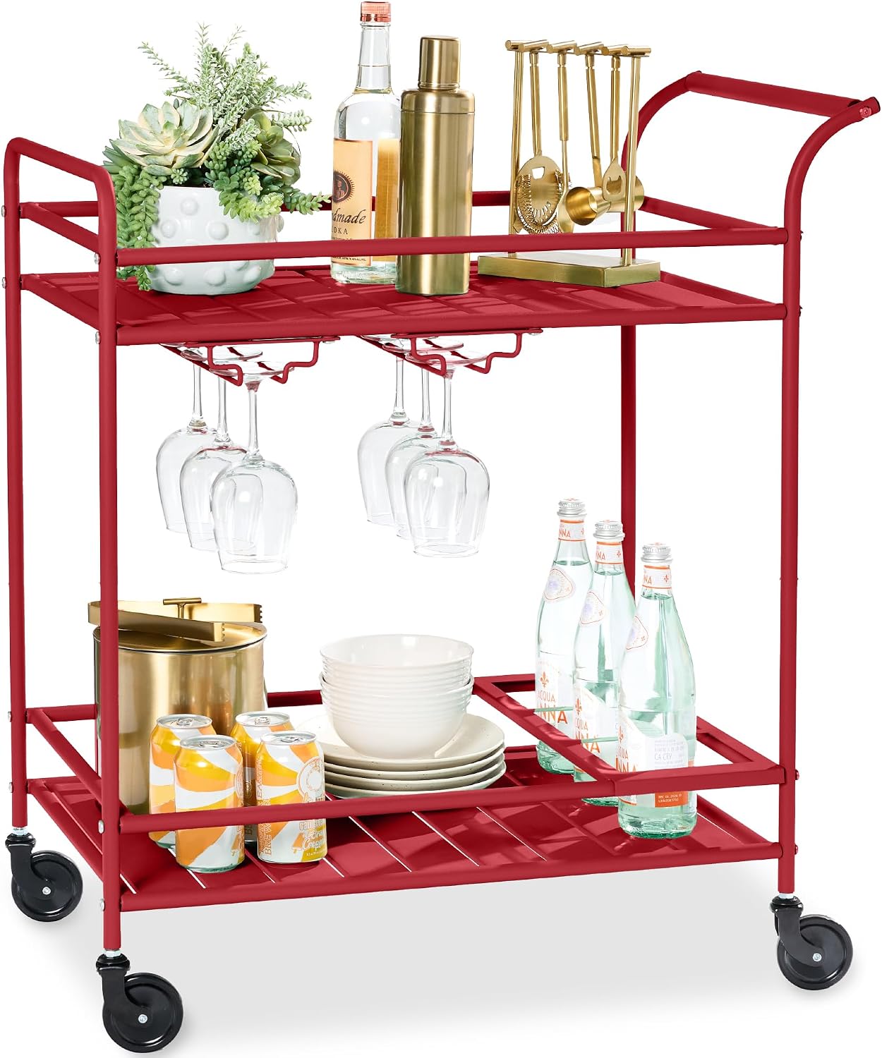 Best Choice Products 2-Tier Bar Cart