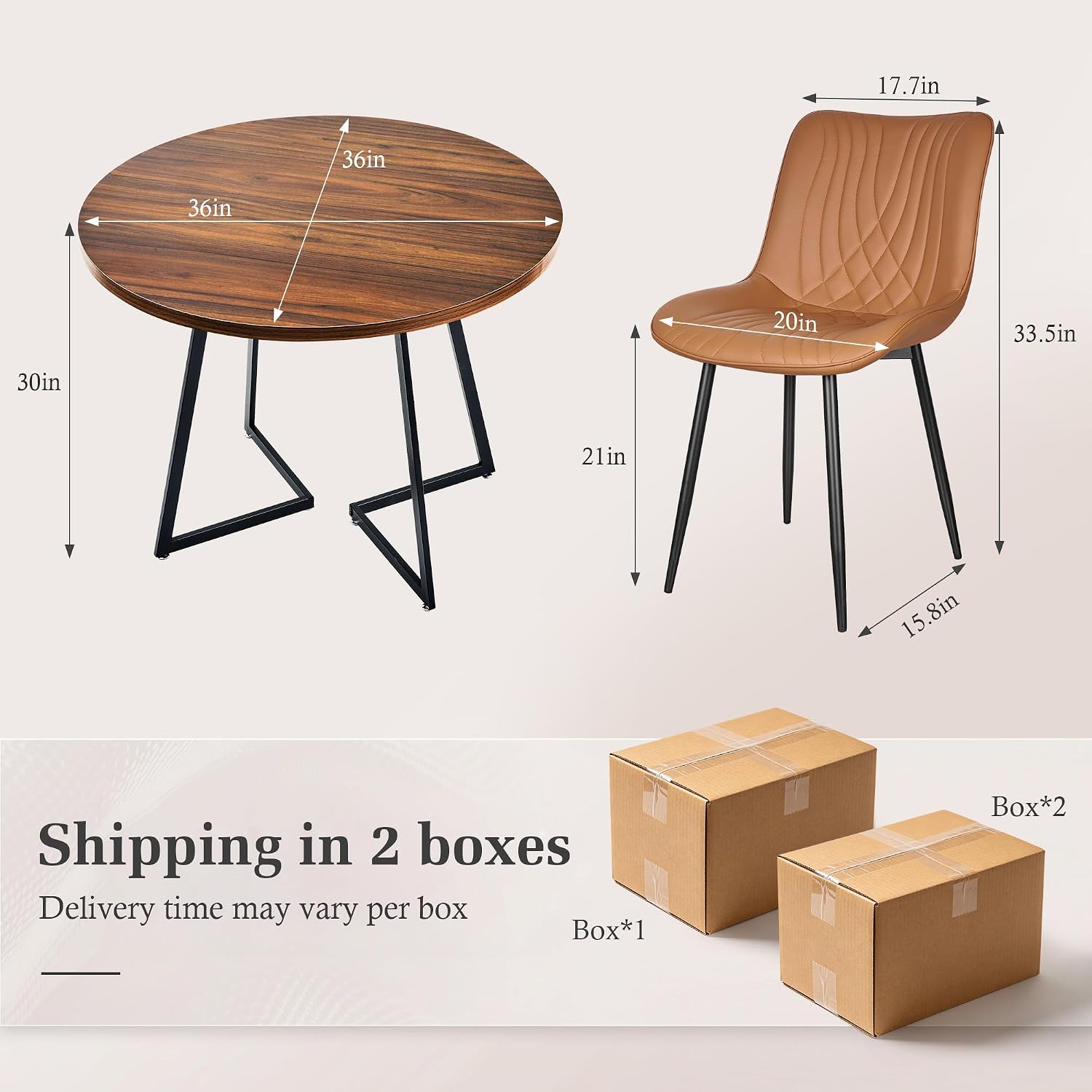 Round Dining Table Set