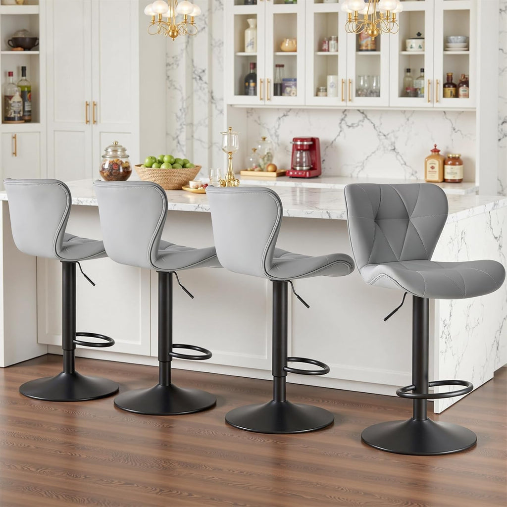 Adjustable Bar Stools Set of 4