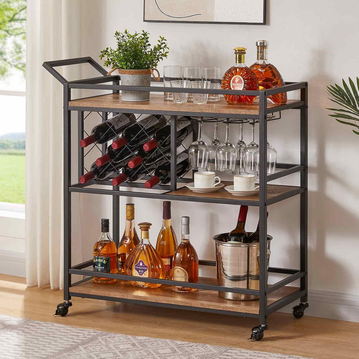 3-Tier Bar Cart
