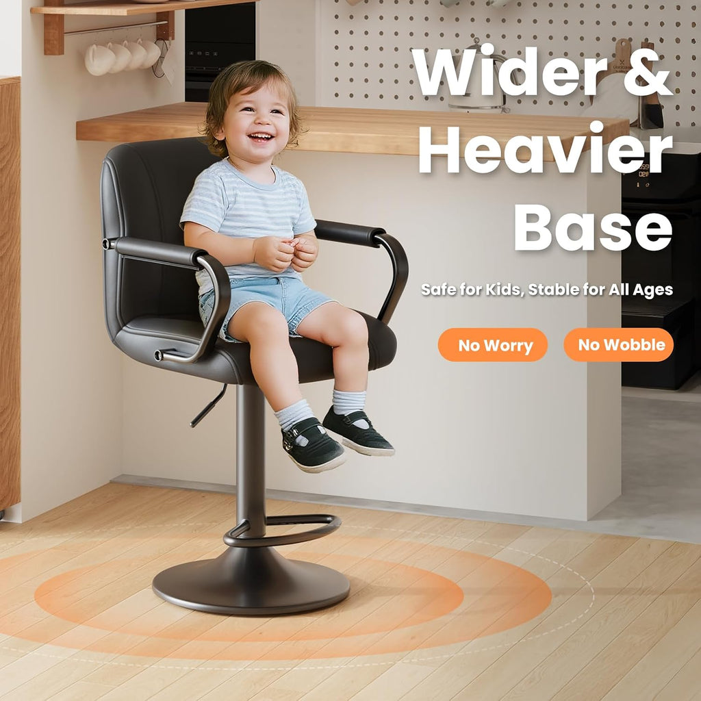 Adjustable Bar Stools Set of 2
