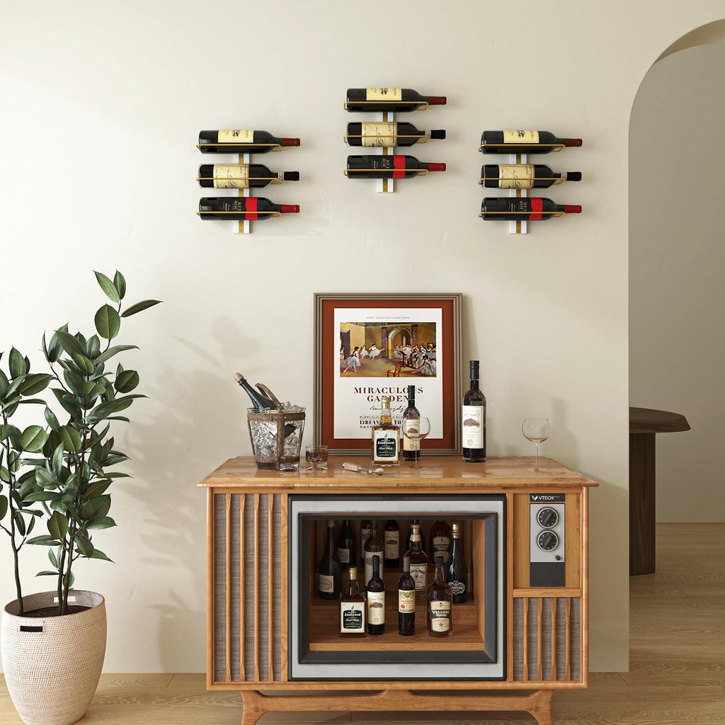 Wall-Mounted Wine Rack