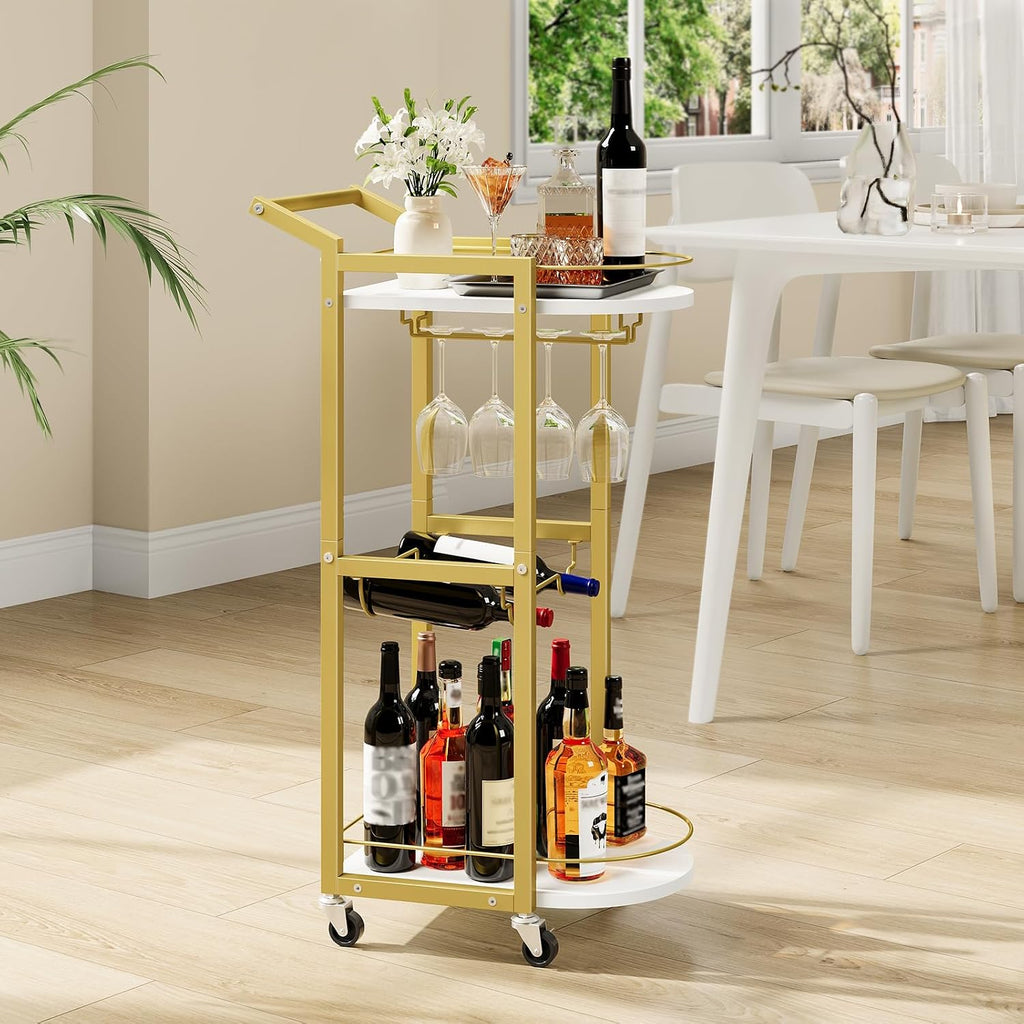 Rolling Bar Cart