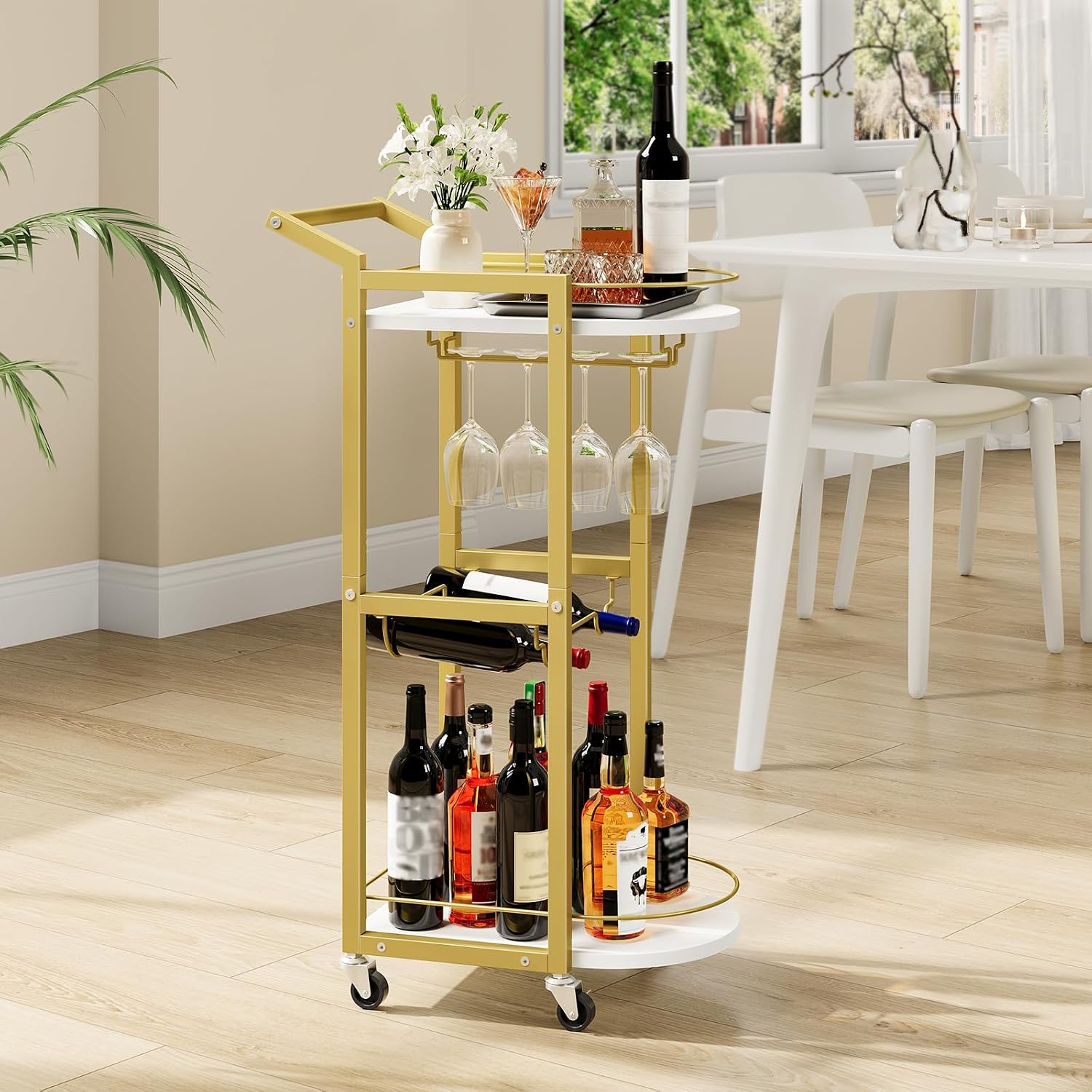 Rolling Bar Cart