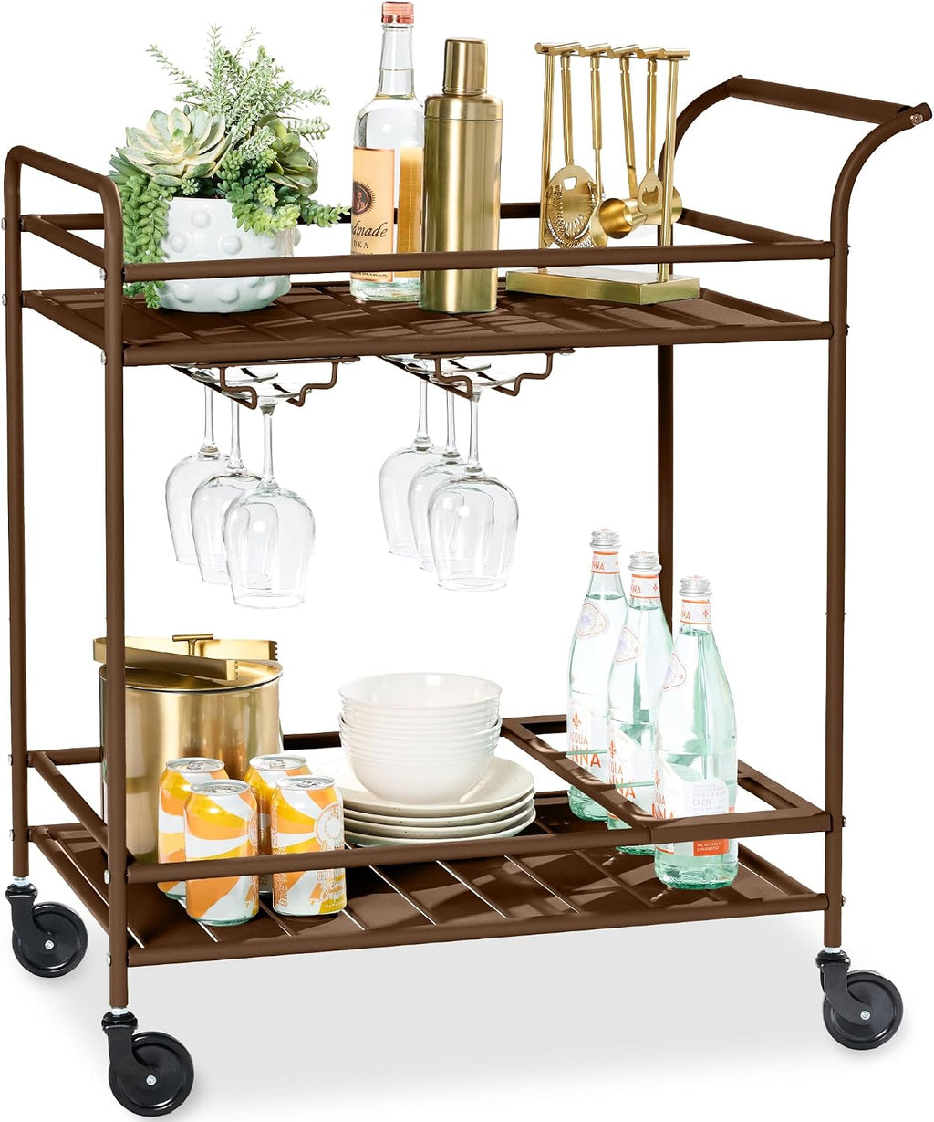 Best Choice Products 2-Tier Bar Cart
