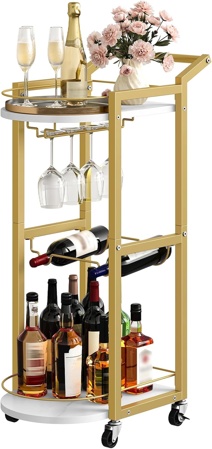 Rolling Bar Cart