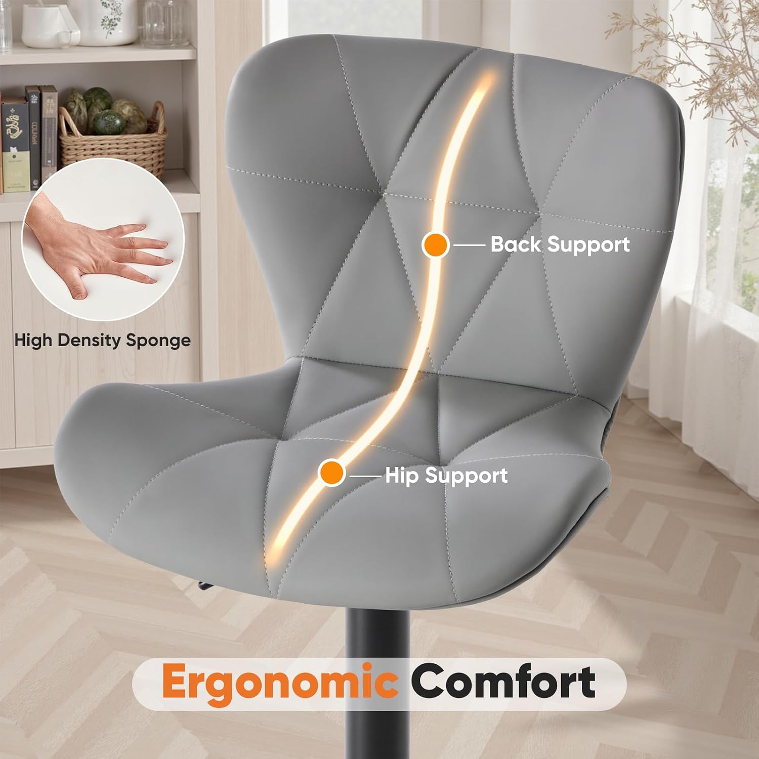 Adjustable Bar Stools Set of 4