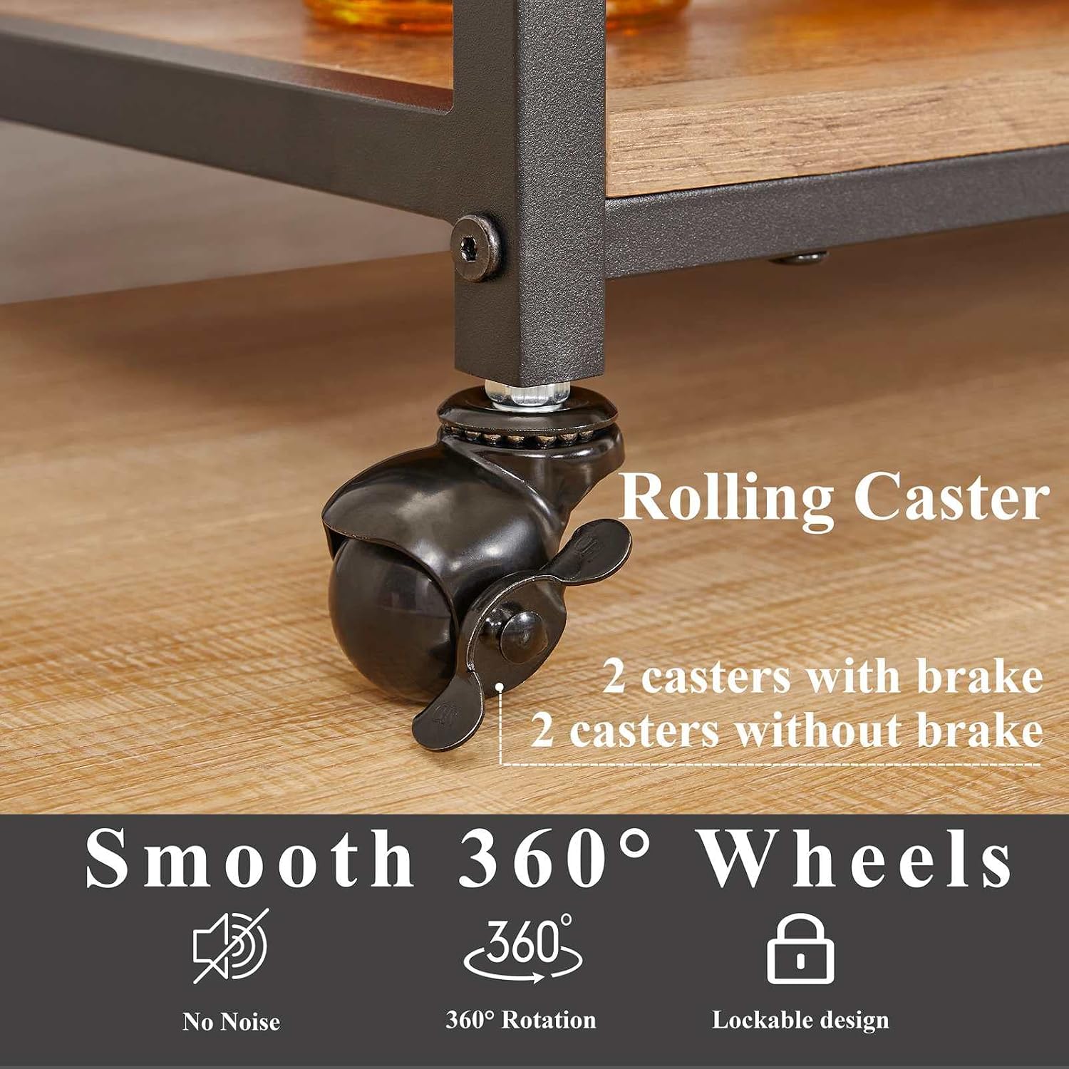 3-Tier Bar Cart
