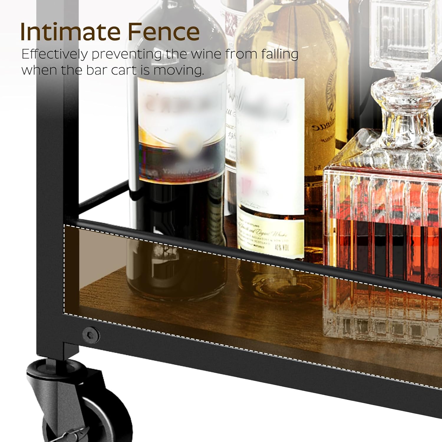 3-Tier Bar Cart