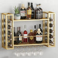 2-Tier Wall Mounted Wine Rack