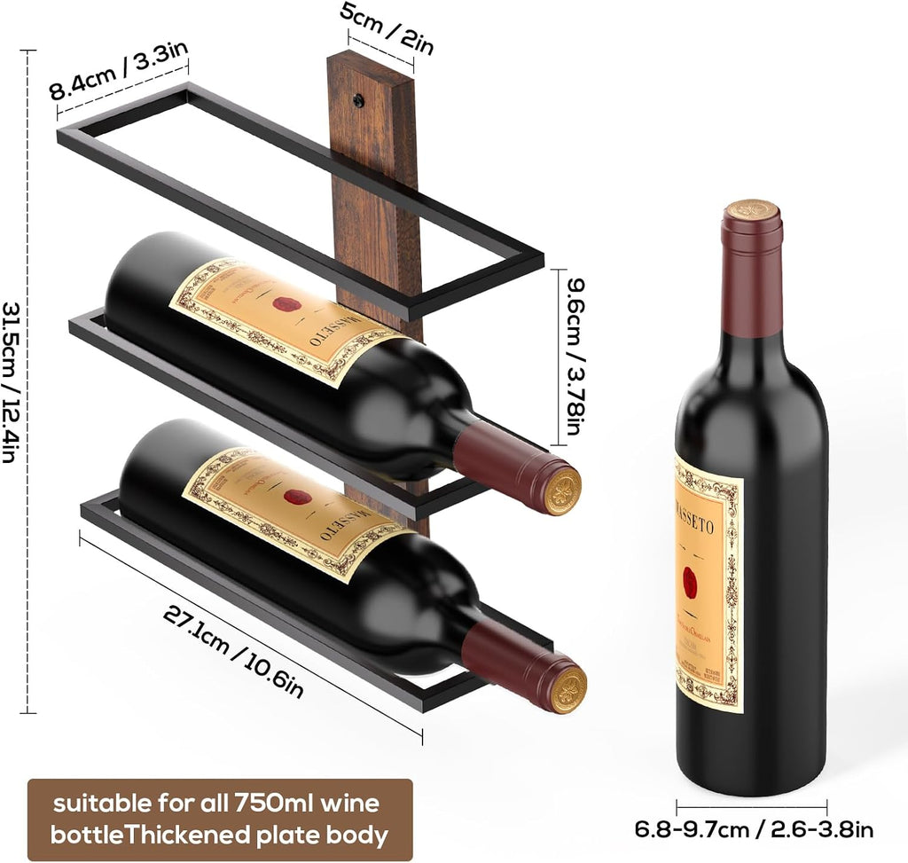 Wall Mounted Wine Rack
