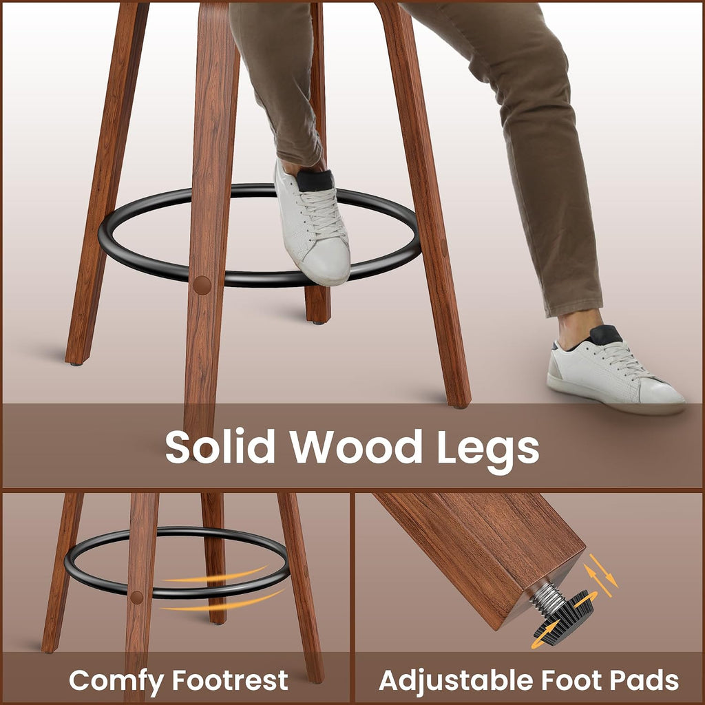 Swivel Bar Stools Set of 2