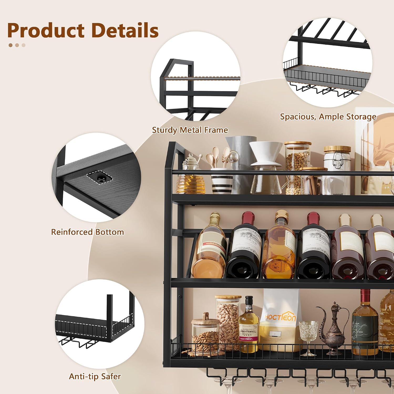 Wall Mount Wine Rack