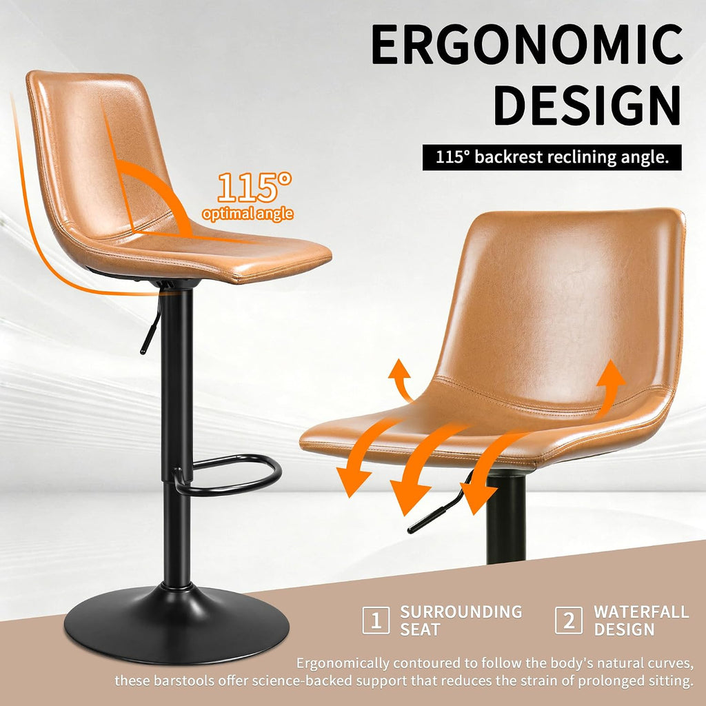 Adjustable Bar Stools Set of 2