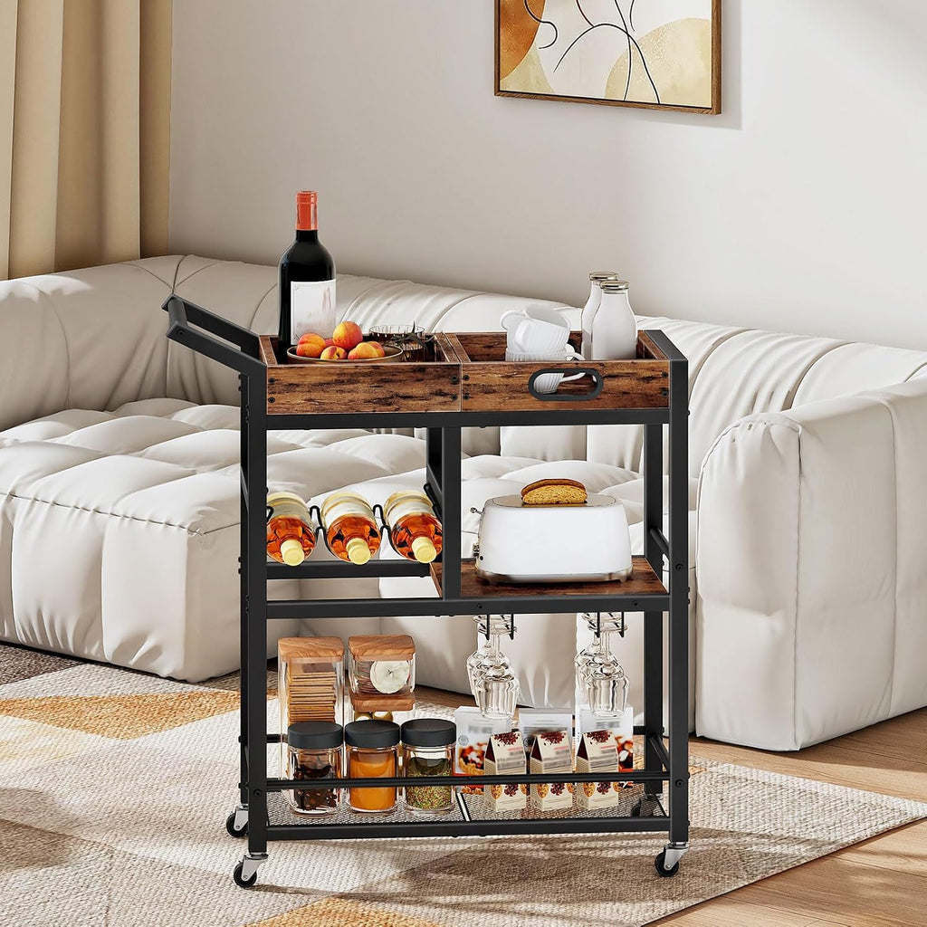 3-Tier Bar Cart