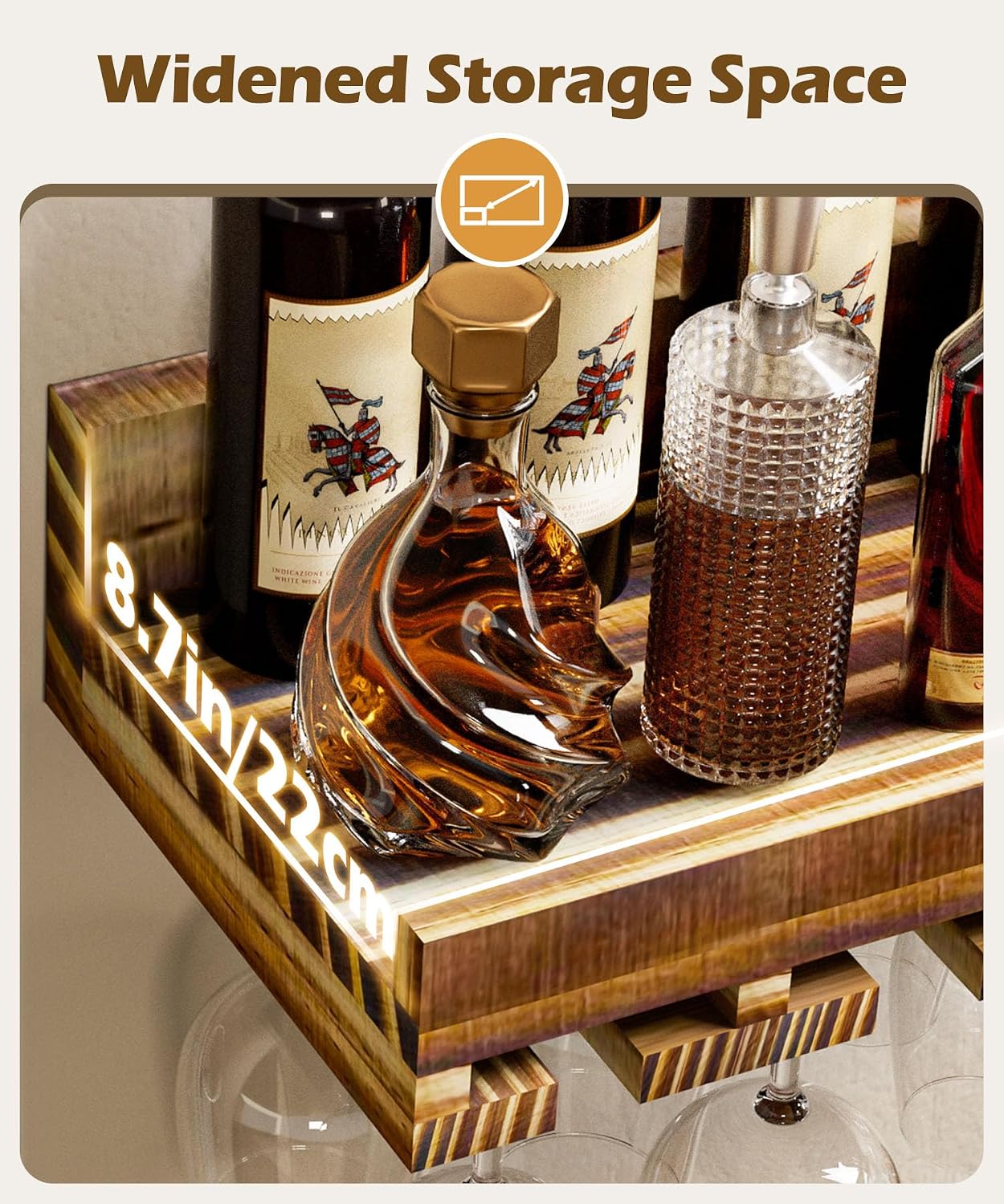 Wall Mounted Wine Rack