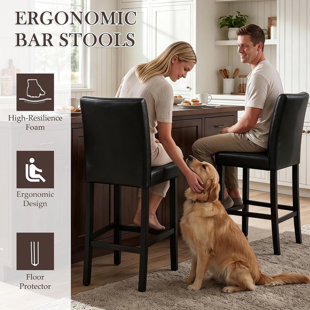 Counter Height Bar Stools Set of 2