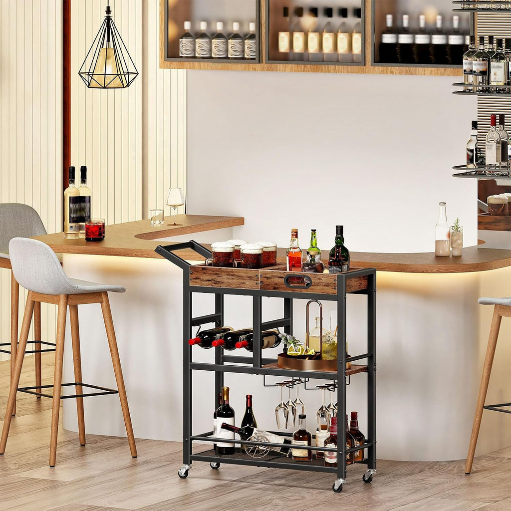 3-Tier Bar Cart