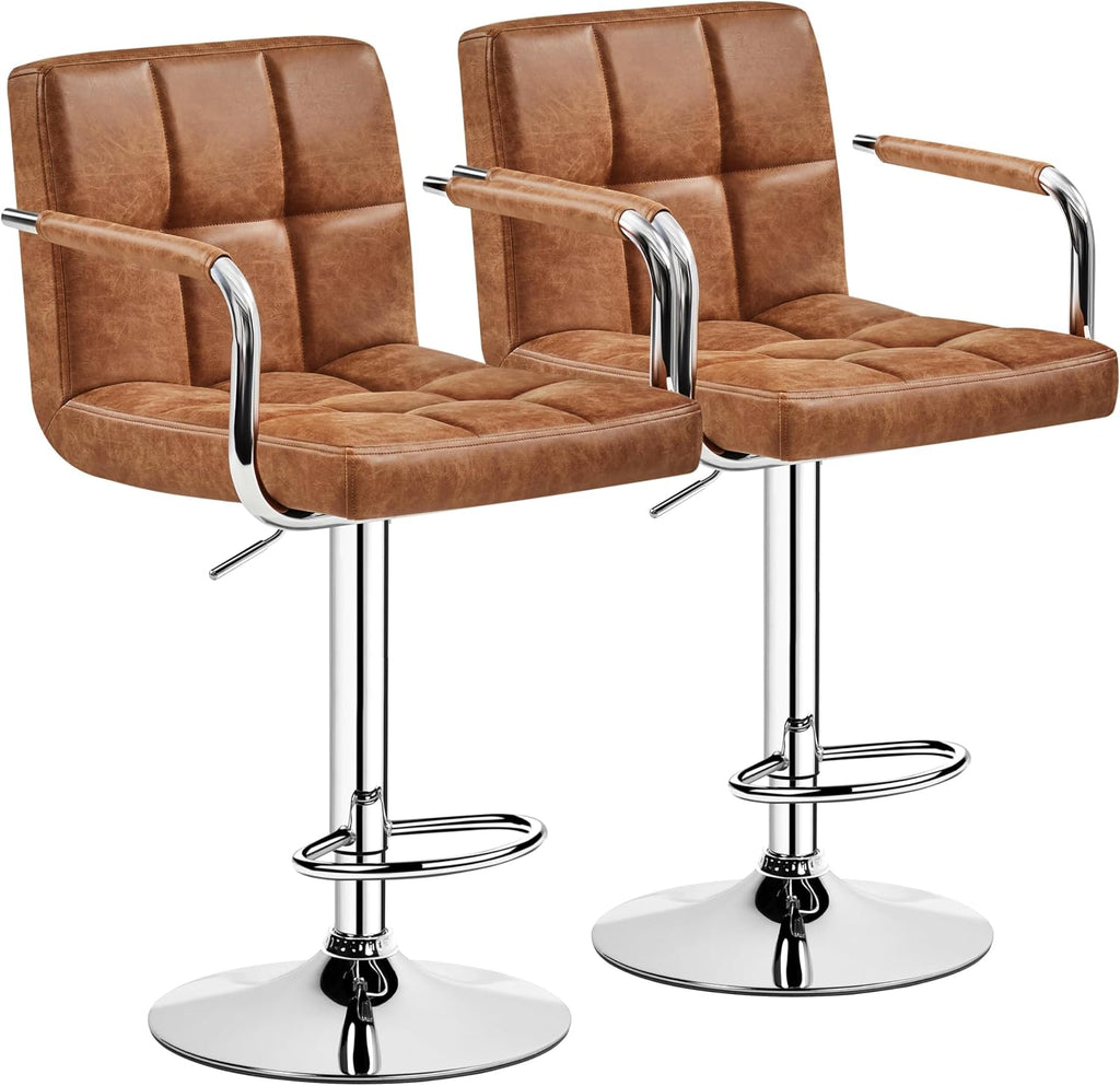 Adjustable Bar Stools Set of 2
