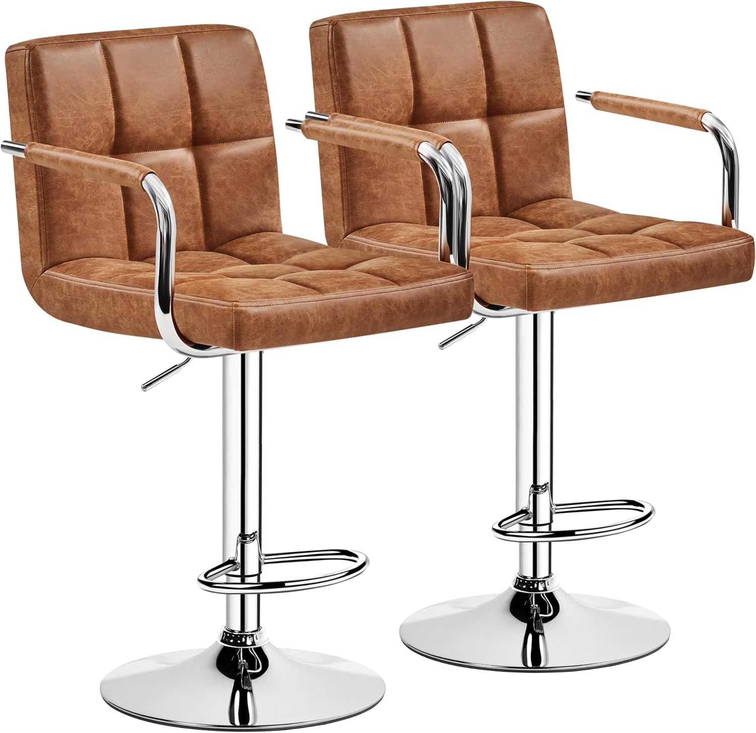 Adjustable Bar Stools Set of 2