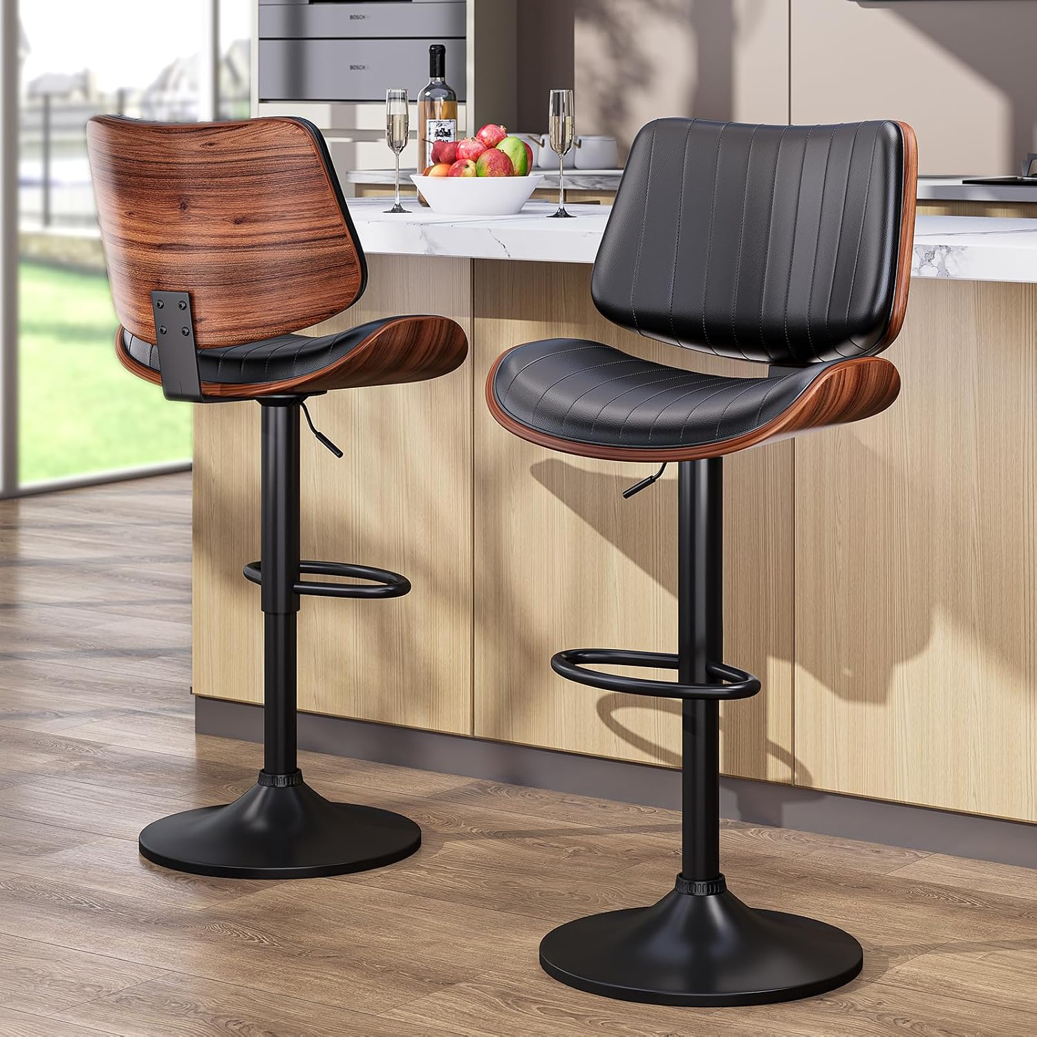 Bentwood Bar Stools Set of 2