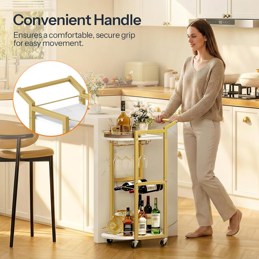 Rolling Bar Cart
