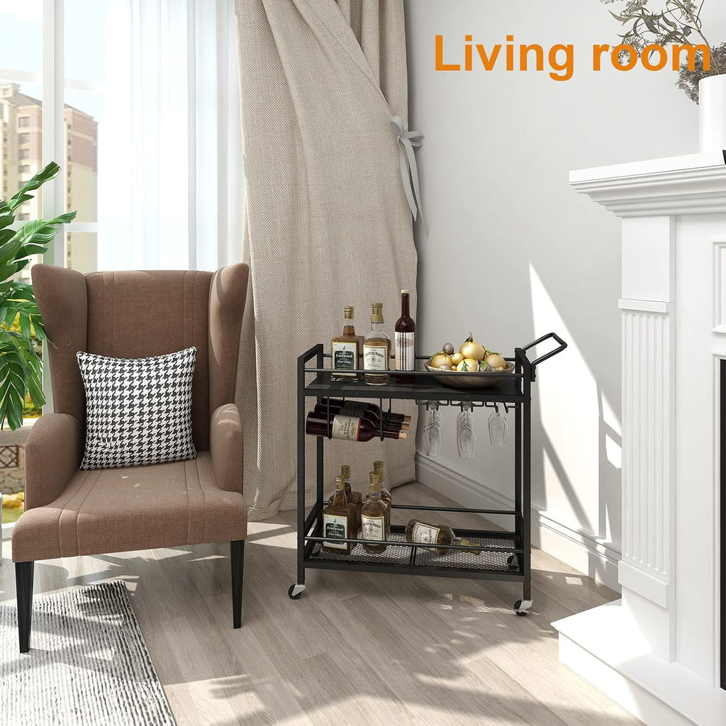 Rolling Bar Cart