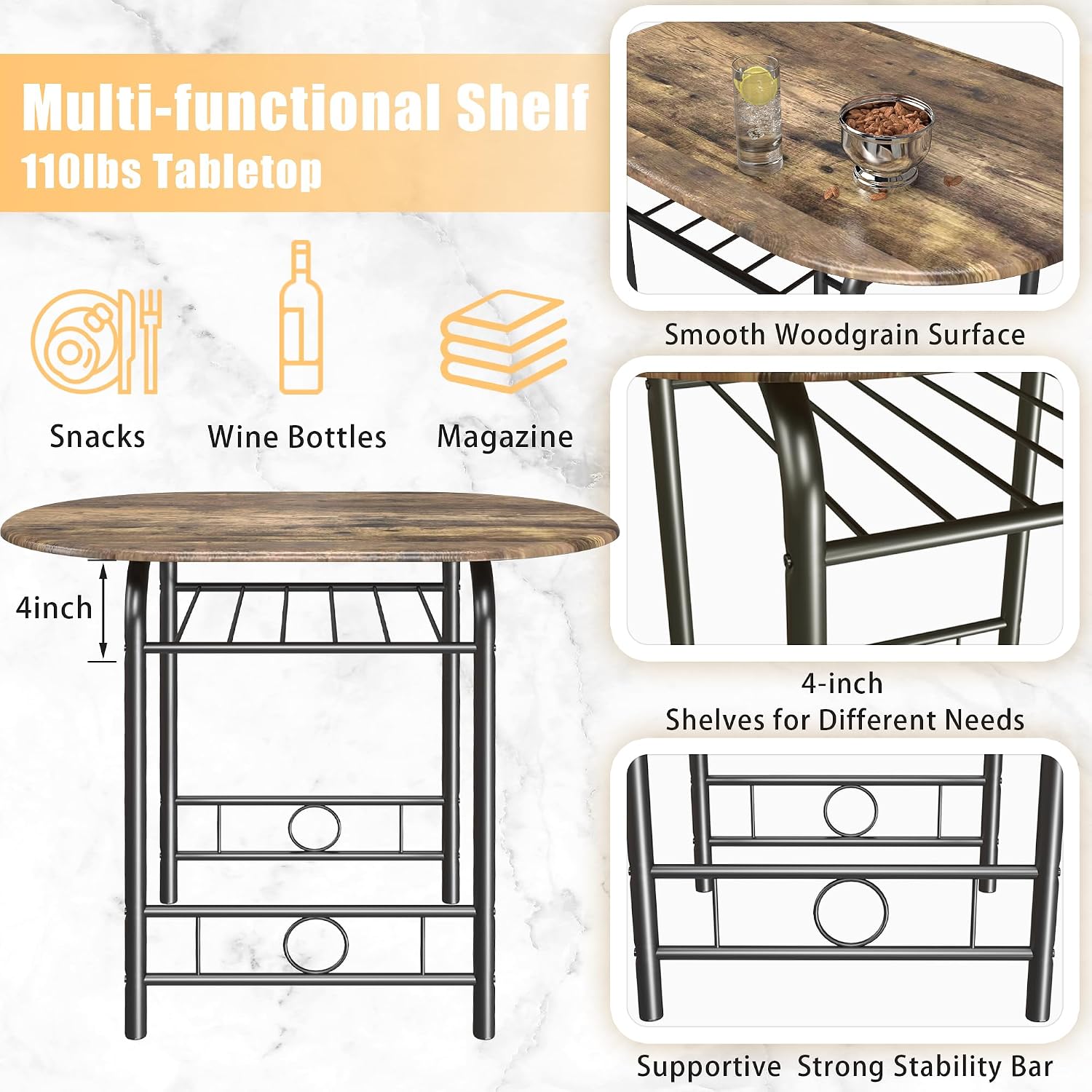 Round Dining Table Set