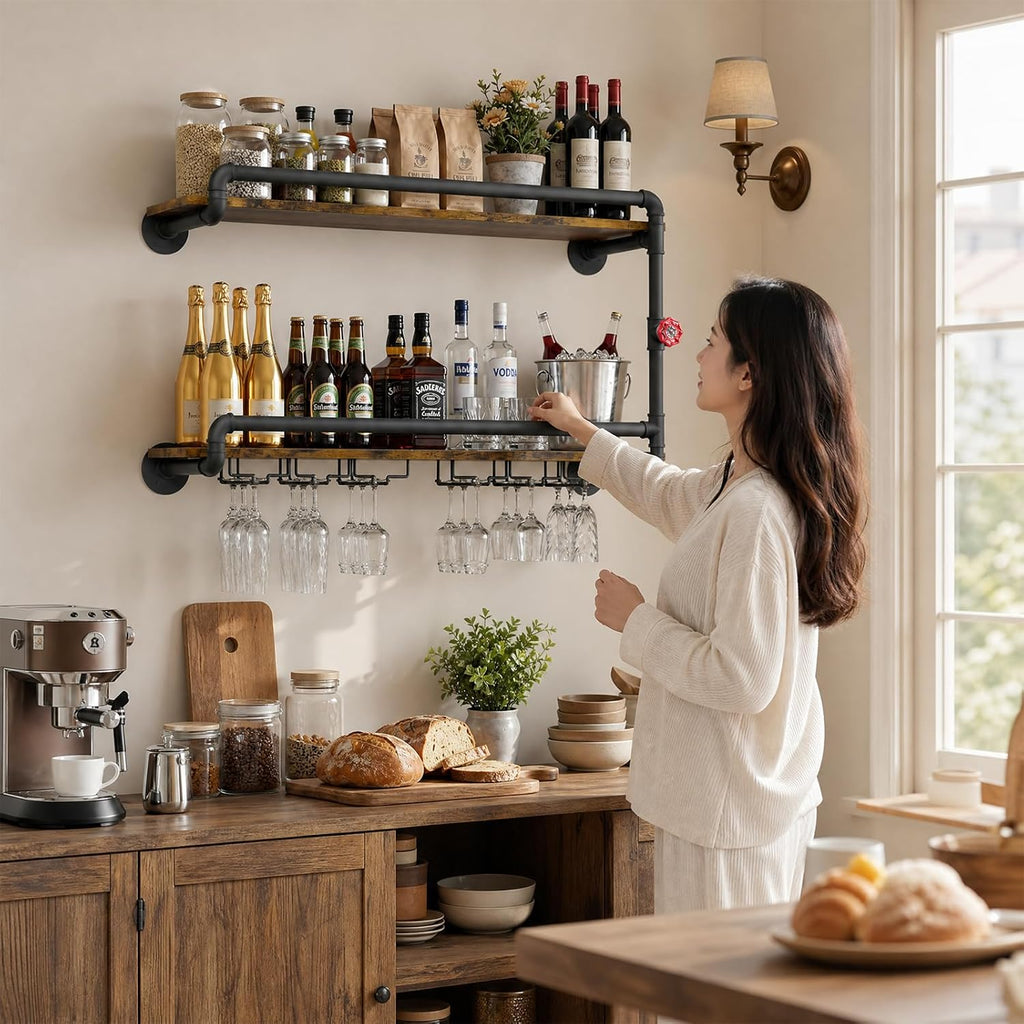 Wall Mounted Wine Rack