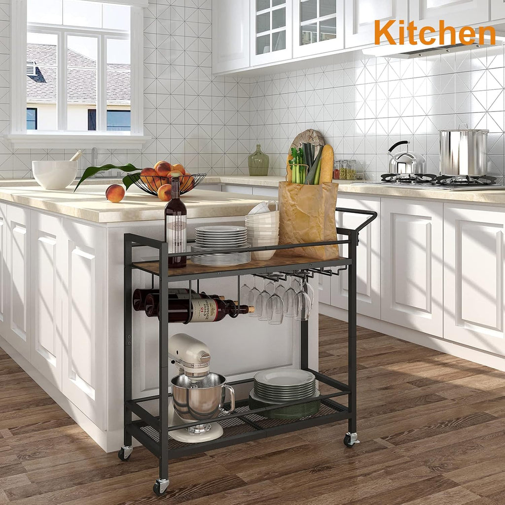 Rolling Bar Cart