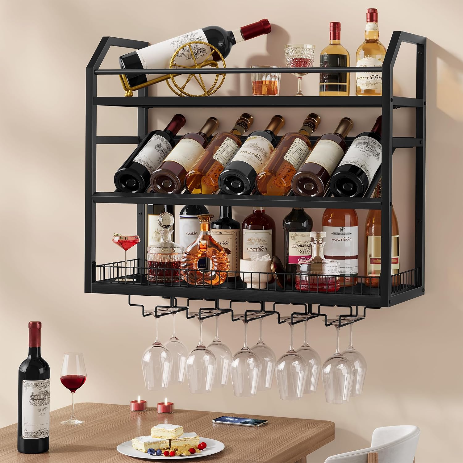 Wall Mount Wine Rack