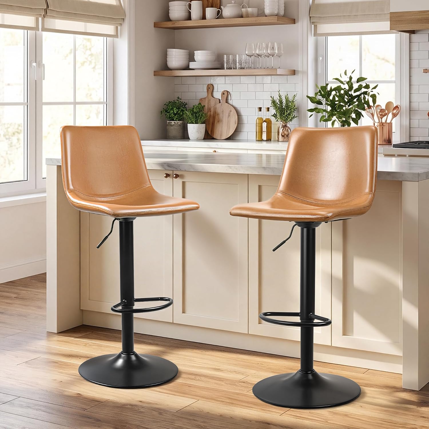 Adjustable Bar Stools Set of 2