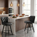 26" Swivel Bar Stools Set of 2