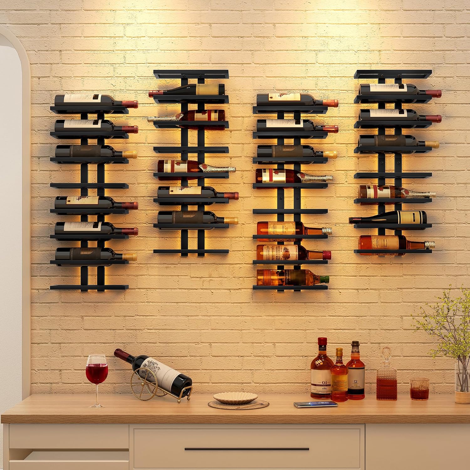 Wall Mount Wine Rack