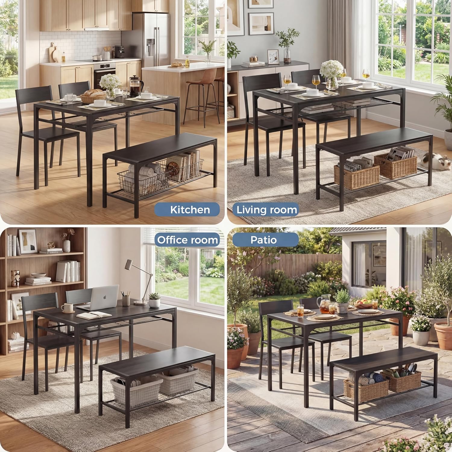 4-Piece Dining Table Set