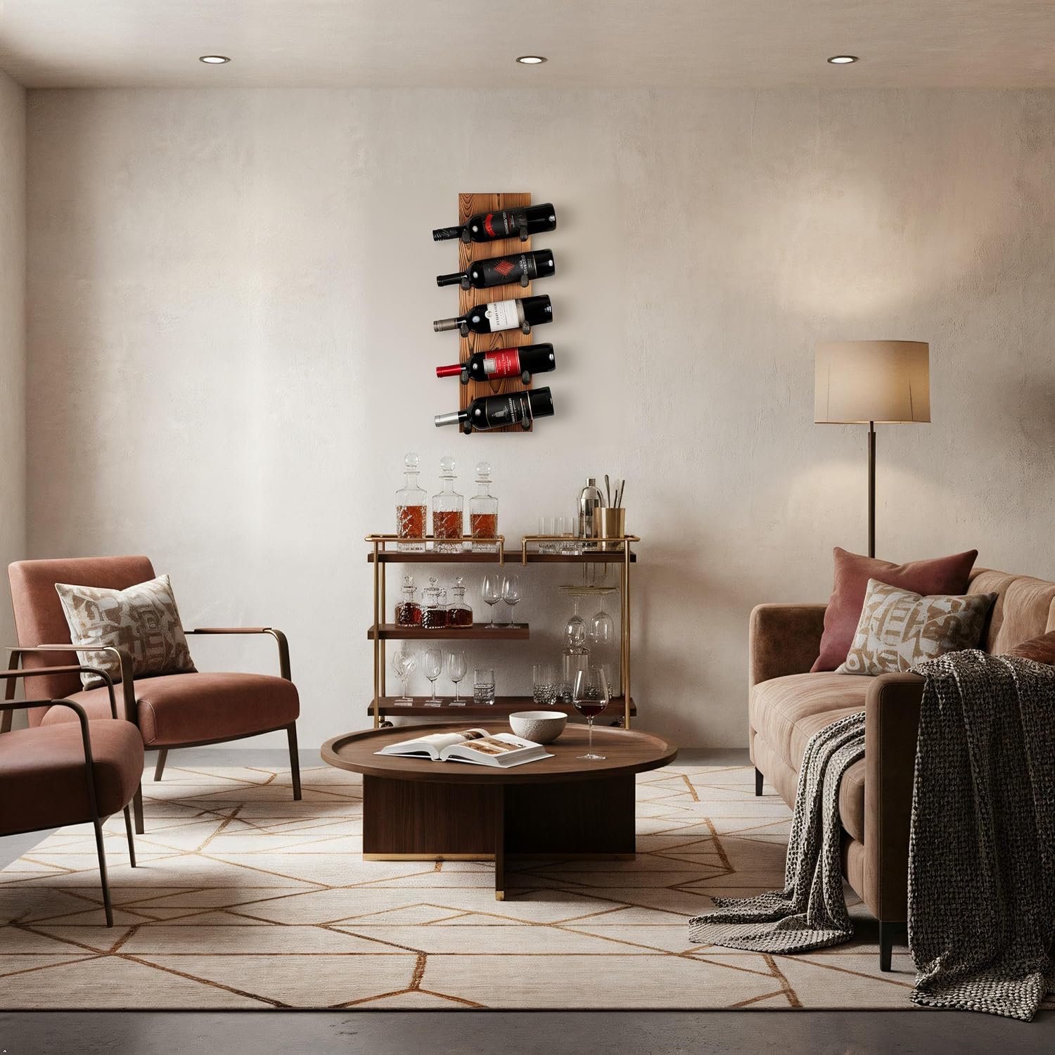 Rustic State Vertical Wine Rack
