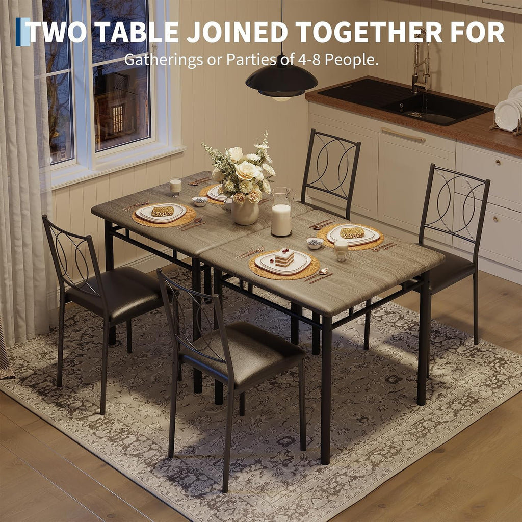 3-Piece Farmhouse Dining Table Set
